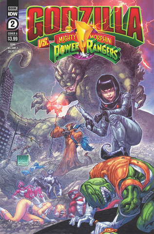 Godzilla Vs Mighty Morphin Power Rangers #2 (Cover A)