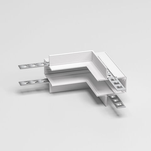 Коннектор угловой Elektrostandard Slim Magnetic внутренний для встраиваемого шинопровода под ГКЛ 12,5мм 85211/00 белый