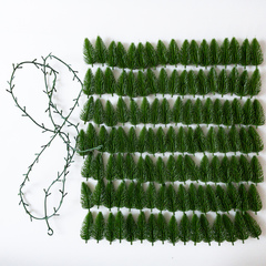 Еловая лиана искусственная, длина около 1,8 м, цвет зеленый, + - 120 лапок, набор 1 шт.