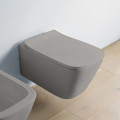 ASV003 15 00 Artceram A16 Унитаз подвесной, 52,5х36см, безободковый, с крепежом, цвет: grigio oliva