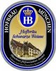 Пиво Hofbrau Schwarze Weisse этикетка