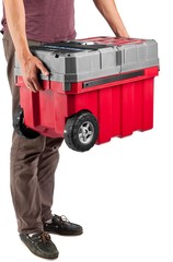 ЗУБР МЕГАБОКС-24, 616 х 378 х 415 мм, (24?), пластиковый ящик-тележка для инструментов, Профессионал (38133-24)