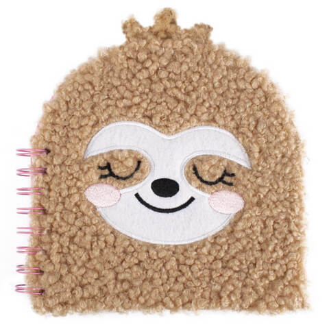 Блокнот Ленивец меховой