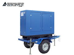 Дизельный генератор Азимут ЭД-6-Т400-2РПМ11 Azimut на шасси в капоте с автозапуском