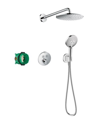 Hansgrohe Raindance Select S 27951000 Душевая система - комплект с термостатическим смесителем (хром)