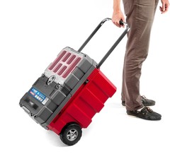 ЗУБР МЕГАБОКС-24, 616 х 378 х 415 мм, (24?), пластиковый ящик-тележка для инструментов, Профессионал (38133-24)