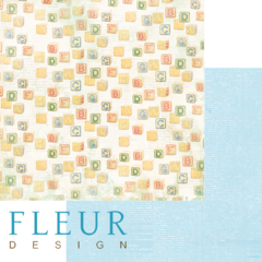 Бумага для скрапбукинга FLEUR-design, двусторонняя 30*30 см, 190 гр.