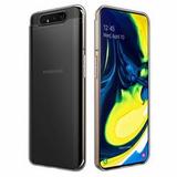 Силиконовый чехол Infinity ультратонкий для Samsung Galaxy A80 (Прозрачный)