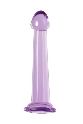 Фиолетовый фаллоимитатор Jelly Dildo M - 18 см. - Toyfa Basic 882026-4