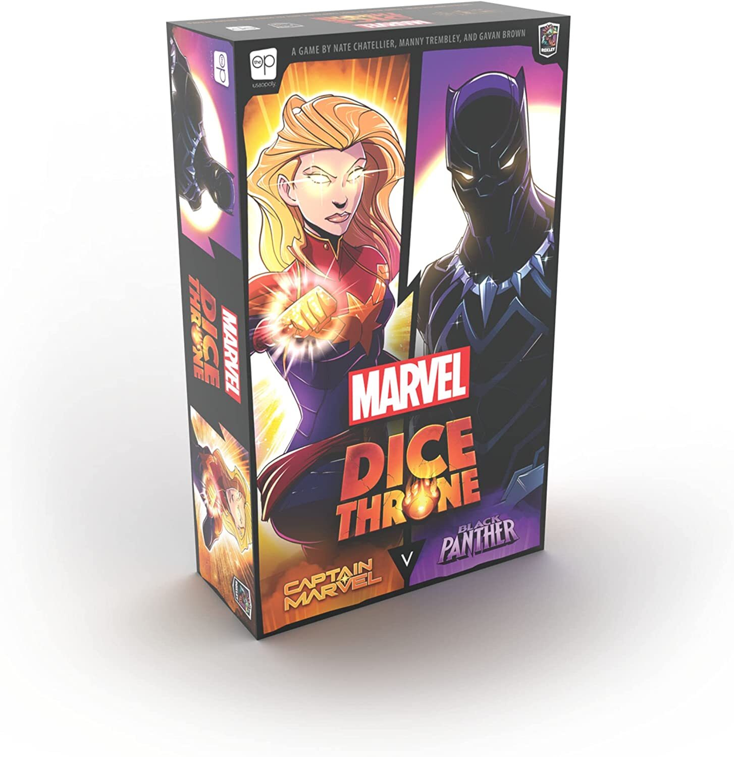 Настольная игра Dice Throne (Трон кубов). Сезон Marvel. Captain Marvel vs  Black Panther - купить по выгодной цене | Единорог - Настольные игры