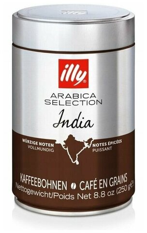 купить Кофе в зернах Illy Monoarabica India, 250 г