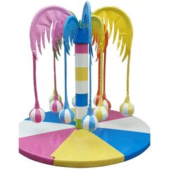 "Пальма" Детская карусель с электроприводом для игровой комнаты ( d280 см)