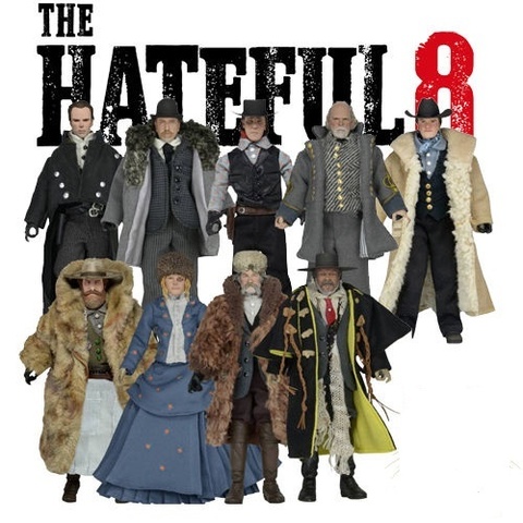 The Hateful Eight Clothed Action Figures Neca