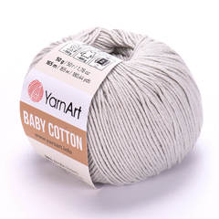 Пряжа Baby Cotton (Бэби Котон) Серый. Артикул: 451