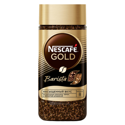 купить Кофе растворимый Nescafe Gold Barista, 85 г стеклянная банка (Нескафе)