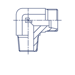 Штуцер FC90 DL08 BSPT 1/2" (корпус) CAST