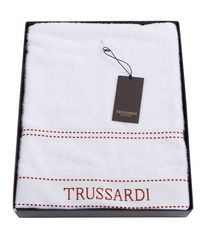 Полотенце 100х150 Trussardi Ribbon White