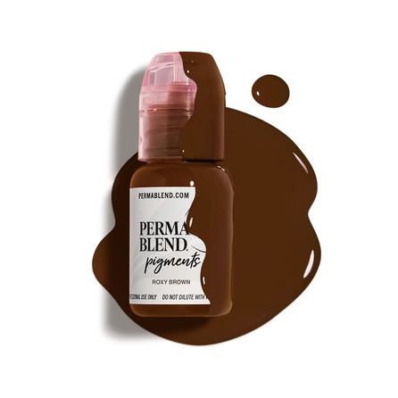 "ROXY BROWN" пигмент для бровей. Permablend