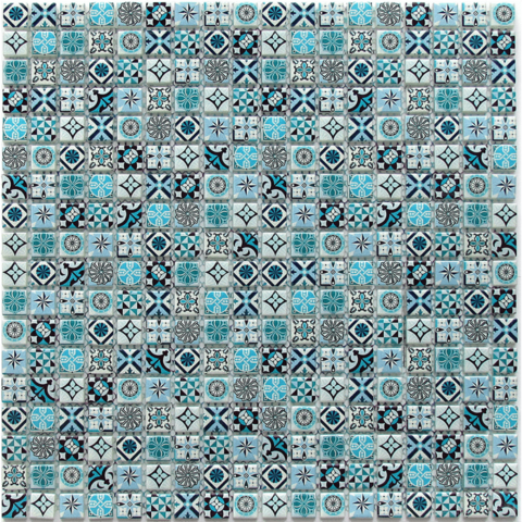 Bonaparte Mosaics Xindi Blue 30x30