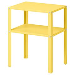Прикроватный столик IKEA KNARREVIK (КНАРРЕВИК), Желтый, 37x28 см