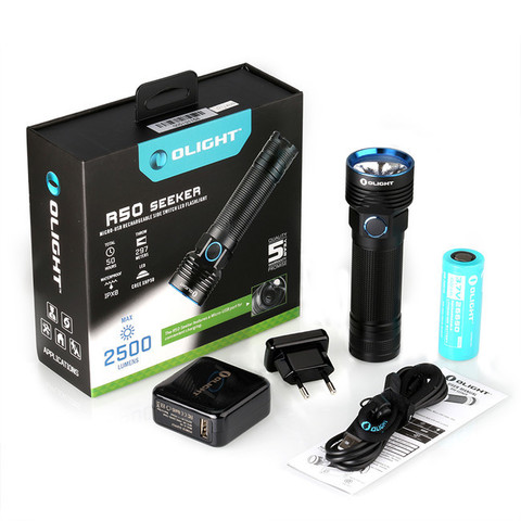 Фонарь светодиодный Olight R50 Seeker (комплект)
