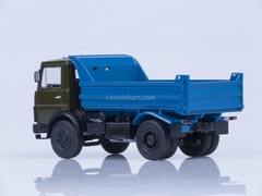 MAZ-5551 tipper early cabin 1988 khaki-blue AutoHistory 1:43