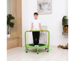 Батут с поручнем DFC JUMPFIT 36'' зеленый SD1810149Z-G