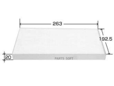 Фильтр салонный VIC  AC-207E