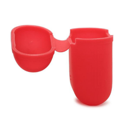 Силиконовый чехол для Apple Airpods красный