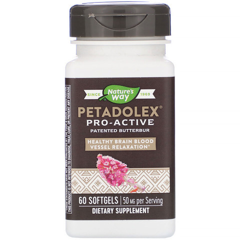 Nature's Way, PETADOLEX, Pro-Active, 50 mg , 60 Softgels