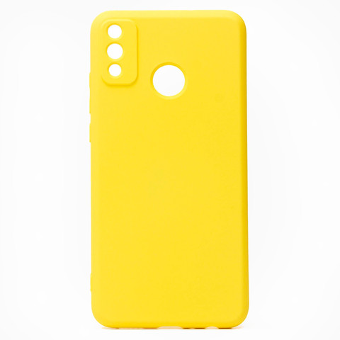Чехол для Huawei Honor 9X Lite Софт тач мягкий эффект / микрофибра желтый