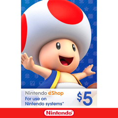 Nintendo eShop Store USA: Карта оплаты 5$ [Цифровой код доступа]