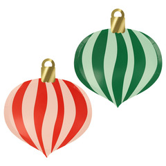 Тарелки "Ёлочные игрушки" 8 шт. (2024)