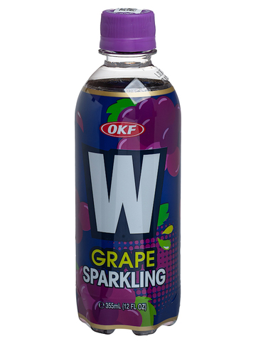 Напиток газированный Alphabet Sparkling W со вкусом винограда, OKF, п/бут, 355 мл,