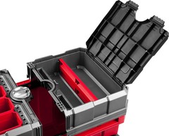 ЗУБР МЕГАБОКС-24, 616 х 378 х 415 мм, (24?), пластиковый ящик-тележка для инструментов, Профессионал (38133-24)