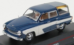 Wartburg 311 Camping 4-doors dark blue-cream 1960 IST056 IST Models 1:43