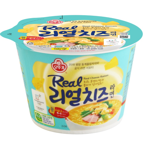 Лапша со вкусом сыра Ottogi Real Cheese Ramen, 120 гр