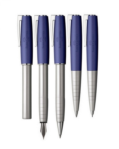 Ручка-роллер Faber-Castell Loom Metallic Blue (149115)