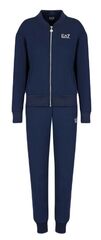 Женский теннисный костюм EA7 Woman Jersey Tracksuit - navy blue