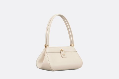 Сумка Dior Key, модель маленького формата кремовый