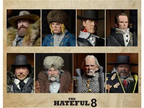 The Hateful Eight Clothed Action Figures Neca