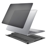 Чехол Hardshell Case для Macbook Pro 13.3" (A1425; A1502) (Черный прозрачный)