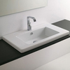 ArtCeram WASHBASINS GAP Раковина встраиваемая  96х51 см, с 1 отв под смеситель, со слив переливом, цвет белый. GPL004 01 00 bi*1