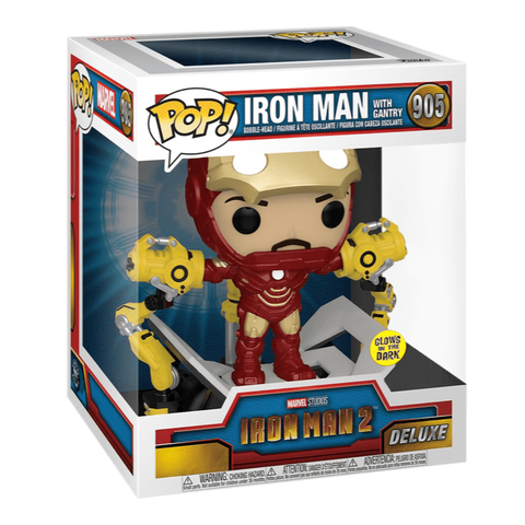 Фигурка Funko POP! Deluxe Bobble Marvel Iron Man 2 Iron Man Mark IV w/Gantry (MT) (GW) (Exc) 56772