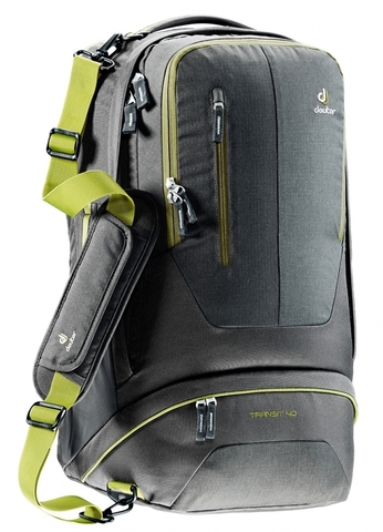 Картинка рюкзак для путешествий Deuter Transit 40 Anthracite-Moss - 1