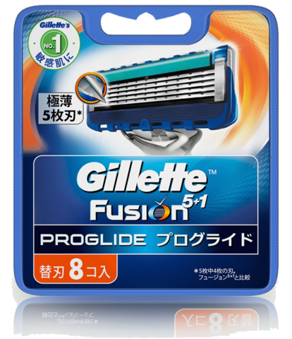 Сменные лезвия Gillette Fusion ProGlide 8 шт из Японии