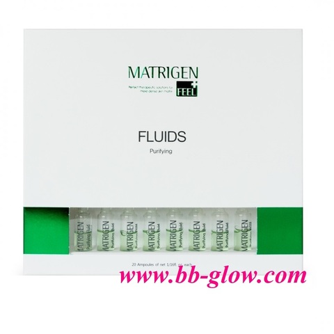 Очищающий флюид (для проблемной кожи) Matrigen Purifying Fluids 1 коробка 20 ампул по 2 мл.