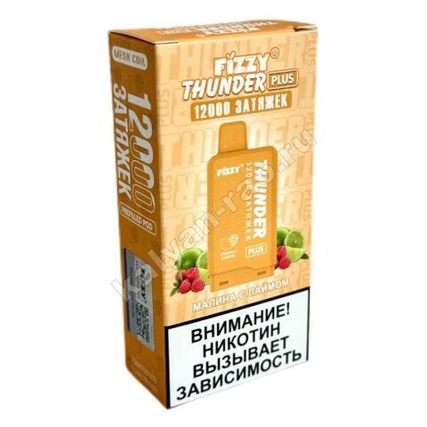 Картридж Fizzy Thunder Plus 12000 затяжек - Малина Лайм