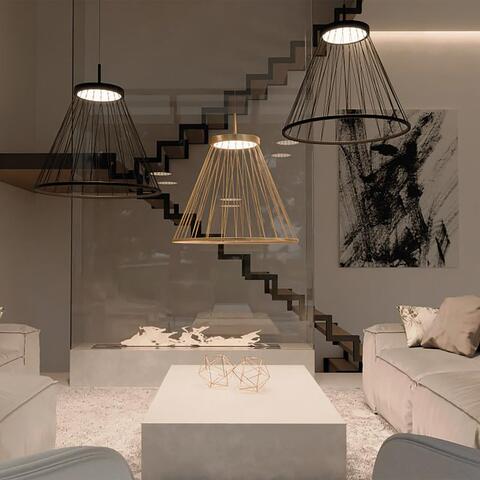 Подвесной светодиодный светильник Favourite Fibra 4633-6P