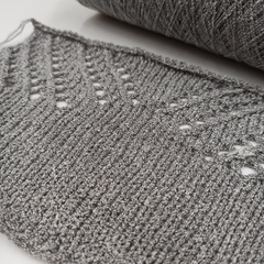 Ipanema Pecci Filati 100% шелк 600м/100гр Серый меланж